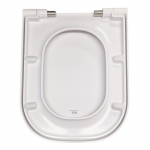 Roca The Gap Square Soft Close Toilet Seat & Cover White 801472004