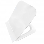 Cersanit Crea Square Slim Soft Close Toilet Seat & Cover White K98-0178