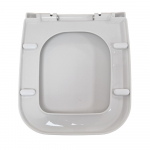Lecico Zara Soft Close Quick Release Toilet Seat & Cover (BTW Pan) White ZASTSCCC