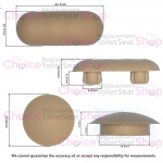Duravit Viu Toilet Seat Buffer Set 1004750000