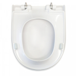 Pressalit 345 Soft Close Top Fixing Toilet Seat & Cover White 938000-D02999
