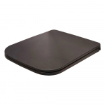 RAK Feeling Square Soft Close Toilet Seat and Cover Matt Black MPSC3901504