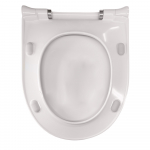 Pressalit Sway D Soft Close With Lift Off Top Fixing Toilet Seat & Cover White 934000-BL6999