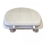 EuroShowers MDF Standard Close Toilet Seat & Cover White Ash 82994