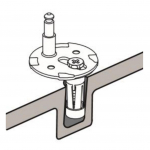 FixRite Toilet Seat Hinge Expansion Fixing Set Top-Fix FR200300