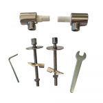 Ideal Standard Small+ Soft Close Toilet Seat Hinge Set Chrome T2105BJ