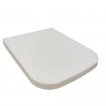Kartell K-VIT Genoa Square Soft Close Toilet Seat & Cover White Gloss GEN005SQ