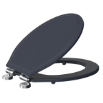 Tavistock Lansdown Soft Close Wooden Toilet Seat & Cover Dark Grey DC4004-SF