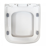Kartell K-VIT Project Square Soft Close Toilet & Cover Gloss White POT866PR
