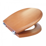 Pressalit Selandia Wood Standard Close Bottom Fixing Toilet Seat & Cover Cherry 522456-B47999