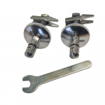Ideal Standard Playa Soft Close Toilet Seat Hinge Set Chrome J4666BJ