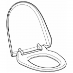 Geberit AquaClean 8000plus Toilet Seat and Cover Alpine White Gloss 250.034.11.1