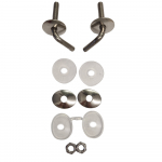 Duravit D-Code Compact Toilet Seat Hinge Set 0061391099