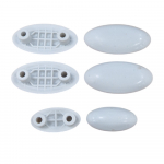 Bemis Venezia 2082CLT000 Toilet Seat & Cover Buffer Set Grey CH.506415