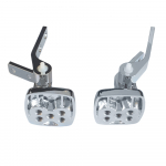 Bemis Next Step Aluminium 1/4-20 Replacement Toilet Seat Hinge Set HG4230997-Chrome