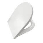 Roca The Gap Round Soft Closing Toilet Seat & Cover White A801D12001
