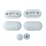 Dolomite Mia Toilet Seat & Cover Buffer Set White VS52701