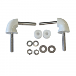 Carrara & Matta 15SS Universal P Toilet Seat Only White 108040000