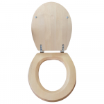 Pressalit Selandia Wood Toilet Seat & Cover - 522607-B47999 - Natural Birch