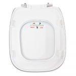 Hidra Dial Soft Close Toilet Seat & Cover White DLZ