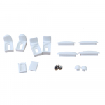 Villeroy & Boch O.Novo Vita Toilet Seat & Cover Buffer Set White 92188000