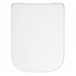Lecico Cleo Square Soft Close Quick Release Toilet Seat & Cover White CLESTSCSQCC