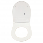 Vitra Sonic Slim Soft Close Quick Release Toilet Seat & Cover White 220-003R009