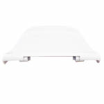 Geberit Smyle Square Slim Wrapover Soft Close Quick Release Toilet Seat & Cover White 500.687.01.1