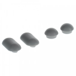 Villeroy & Boch Hommage Toilet Seat and Cover Buffer Set Grey 92209700