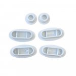 Gala Jazz Toilet Seat and Cover Buffer Set White 5427300