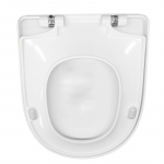 Pressalit Delight Soft Close With Lift Off Bottom Fixing Toilet Seat & Cover White 492000-D78999