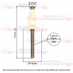 Roca Dama Original Toilet Seat Hinge Fixings AI0001800R