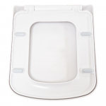 Rak Ceramics Summit Soft Close Toilet Seat & Cover, Quick Release White - RAKSEAT005