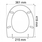 Ideal Standard Ala Standard Close Polyester Resin Toilet Seat & Cover White T620901
