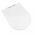 Pressalit Projecta D Solid Pro Polygiene Soft Close Toilet Seat & Cover White 1008011-DG4925