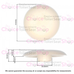 Sottini Mavone Toilet Seat & Cover Buffer Set White EW02367