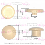 Keramag Cassini Toilet Seat and Cover Buffer Set White 598094000