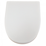 Hudson Reed Luna Soft Close Toilet Seat and Cover White NCU699