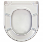 Bathstore Falcon Short Soft Close Quick Release Toilet Seat and Cover White CH.506315