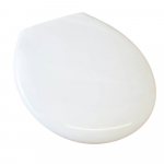 Twyford Option Bravo Standard Close Plastic Hinge Toilet Seat & Cover White ST2810WH
