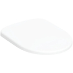 Geberit Selnova Round Top Fix Soft Close Toilet Seat & Cover White with Metal Hinge 500.333.01.6