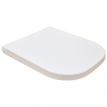 Roca The Gap Square Supralit Compact Soft Close Quick Release Toilet Seat & Cover White A80173200B