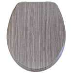 EuroShowers MDF Standard Close Toilet Seat & Cover Dark Beech 82801