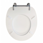 EuroShowers AntiBac MDF Standard Close Toilet Seat & Cover White 82995