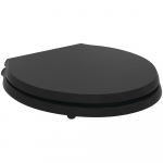 Ideal Standard Waverley Standard Close Solid Wood Toilet Seat & Cover Black U0248GB