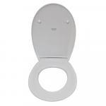 Grohe Bau Ceramic Soft Close Quick Release Toilet Seat and Cover Alpine White 39493000