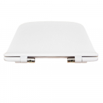 Moods Cedarwood Thin Soft Closing Toilet Seat & Cover White DISA0034