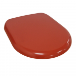 Euroshowers Rainbow D One Soft Close Quick Release Toilet Set & Cover Red 86515