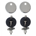 Heritage Bathrooms Soft Close Quick Release Toilet Seat & Cover Maritime Blue With Chrome Hinges TSMBL101SC