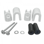 Celmac Plastic Top Fix Hinge Set FTF11WH-White